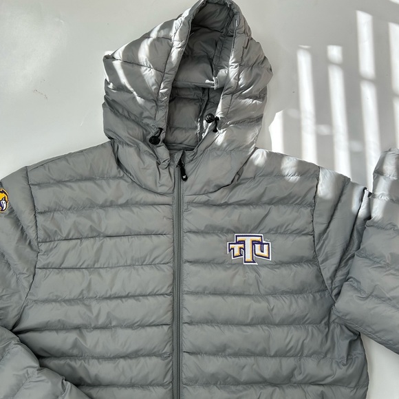 Tennessee Tech Golden Eagles Men's Gray Full-Zip Puffer Jacket Size L NWOT - Picture 4 of 8